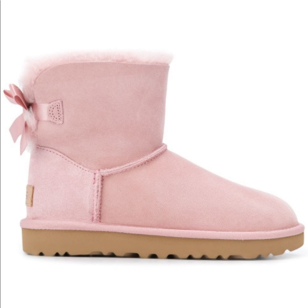 Ugg Mini Bailey Bow Ankle Boots